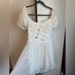 White Bow Dress from Vestique